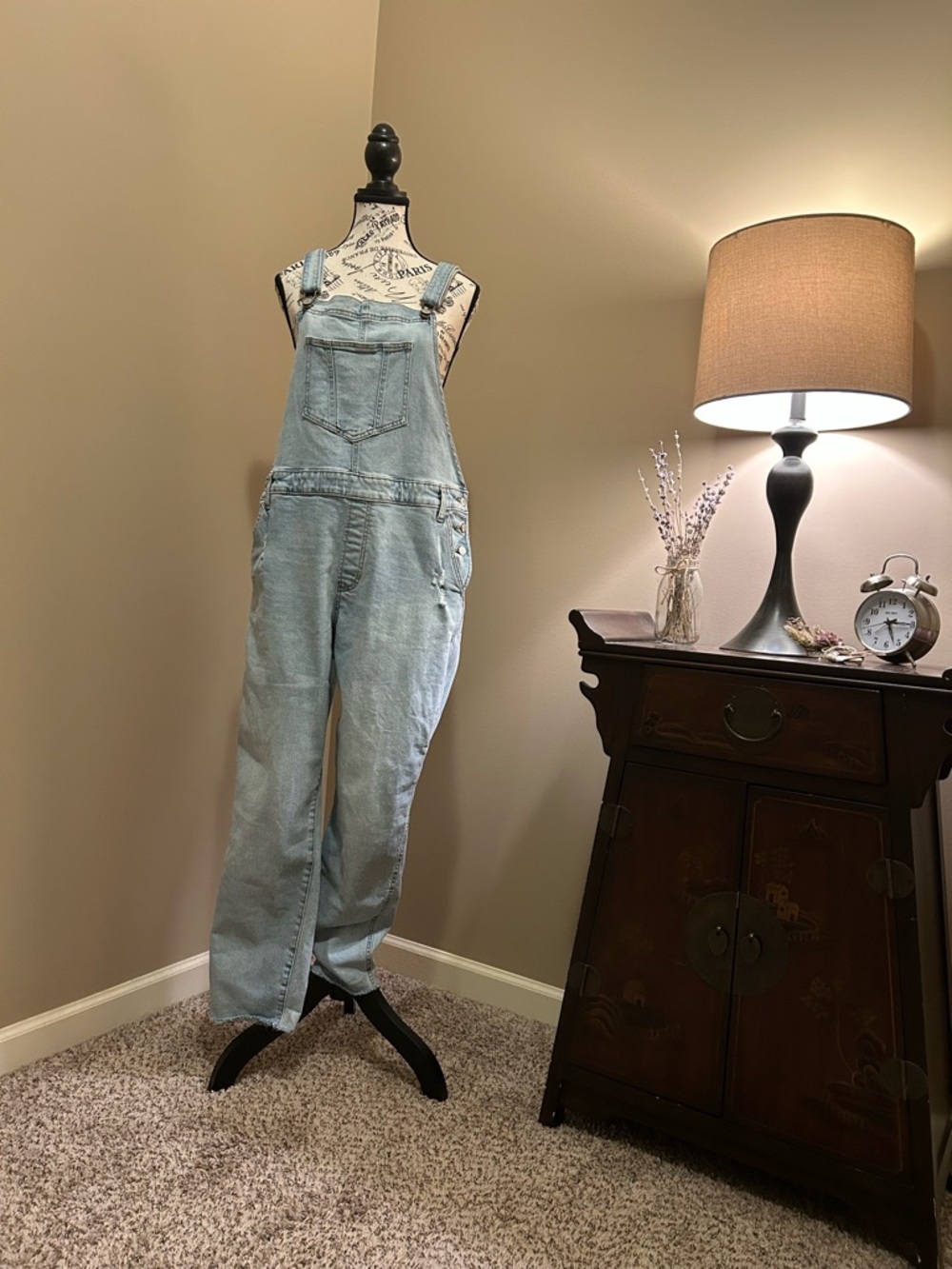 Old Navy Light Blue Denim Women's Overalls